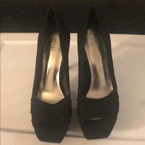 Black Suede Jessica Simpson heels